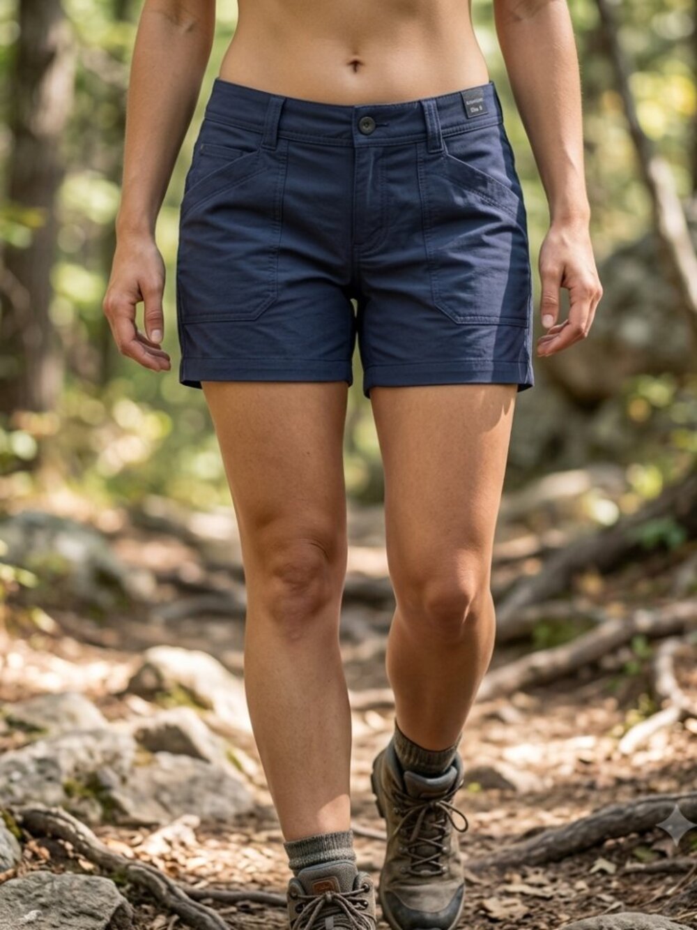 Mountain Equipment Co-op MEC Navy Hiking Shorts Women's Size 8 Outdoor Trail